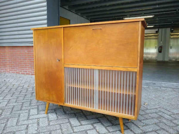 Vintage Mid Century Highboard Dressoir Wandmeubel - RELIVING