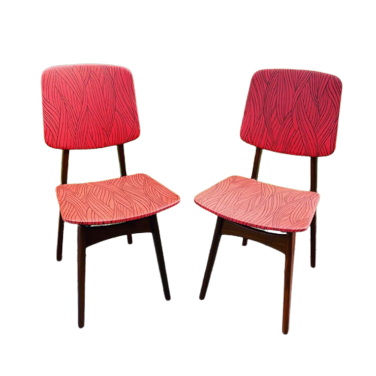 2 Van Teeffelen Eetkamerstoelen Prijs/Set