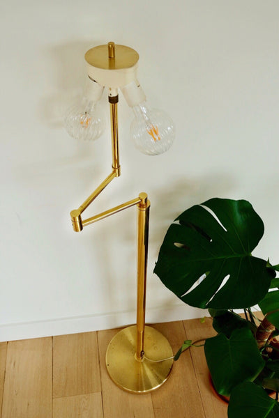 Vintage Messing Vloerlamp - RELIVING