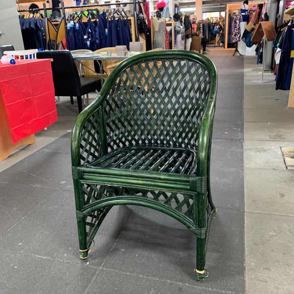 Groene Bamboe Fauteuil - RELIVING