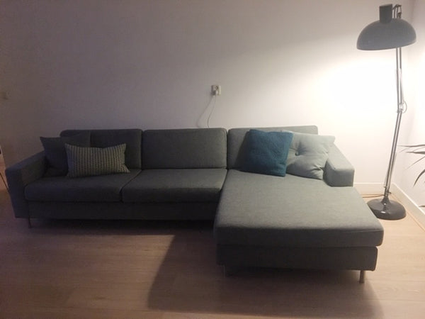 Bolia Scandinavia 3½-Zitsbank Met Chaise Longue Grijs - RELIVING