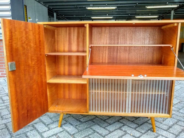 Vintage Mid Century Highboard Dressoir Wandmeubel - RELIVING