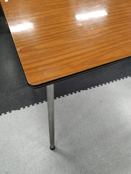 Formica Tafel Jaren 60 Houtprint - RELIVING