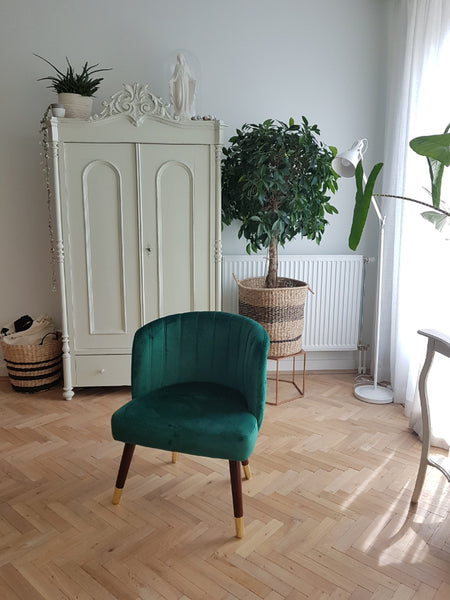 Velvet Groene Fauteuil - RELIVING