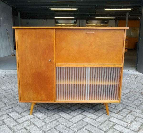 Vintage Mid Century Highboard Dressoir Wandmeubel - RELIVING