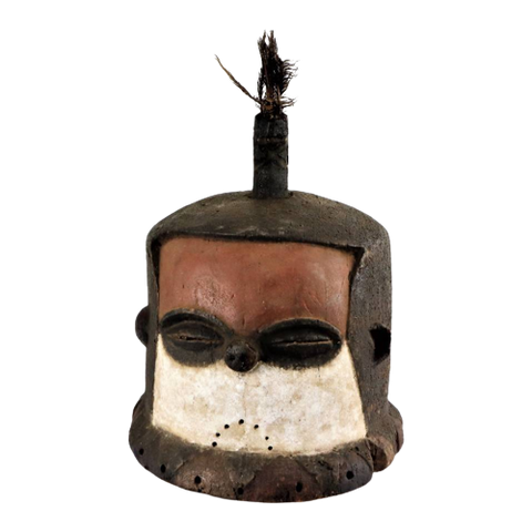 Afrikaans Houten Helm Masker Opperhoofd, Kipoko, Pende Stam 44Cm