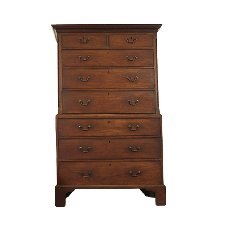 Antieke Engelse Chippendale Ladekast | Commode