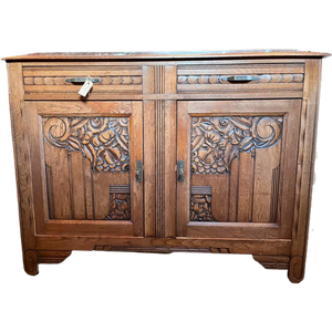 Antieke Franse Dressoir - Commode Marmeren Blad