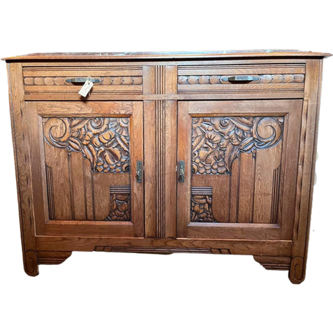 Antieke Franse Dressoir - Commode Marmeren Blad