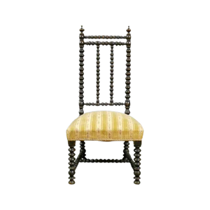 Antique French Bobbin Chair, 19Th Century