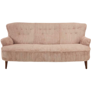 Artifort Driezits Bank Theo Ruth | Mid-Century Sofa Roze Rib