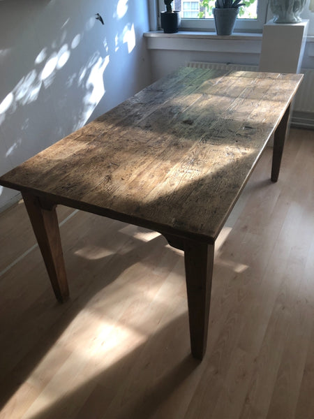 Robuuste Oud Grenen Eettafel Te Koop - RELIVING