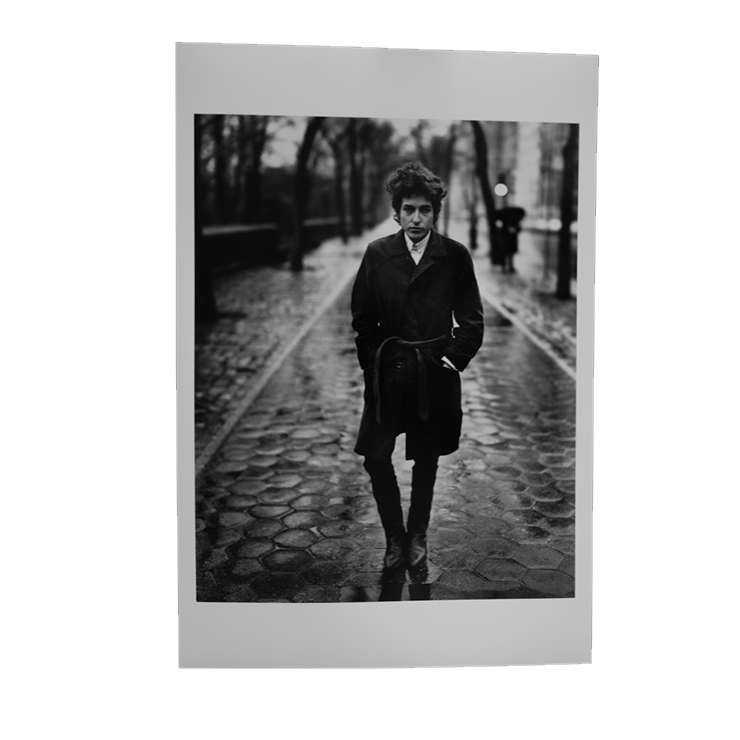 Bob Dylan In Central Park  |  Photo By Richard Avedon