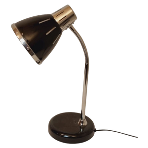 Bureaulamp Zwart Met Chroom