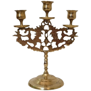 Candelabra Chinese Messing Draak