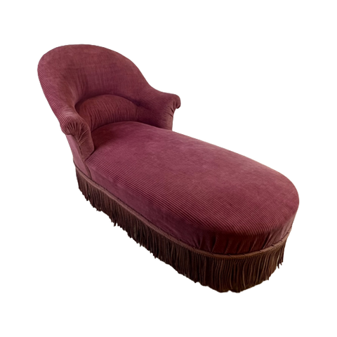 Charmante Franse Chaise Longue Uit De 1950'S