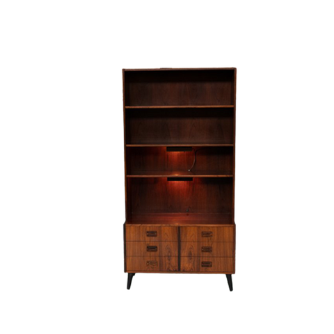 Chique Deens Design Jaren 60 Buffetkast Rosewood, Ladekast | Vintage Kast