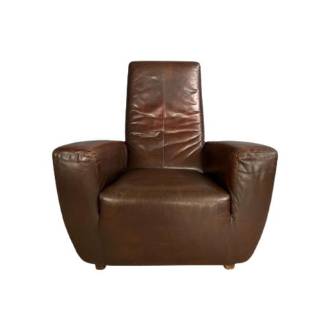 Design Fauteuil Leder Longa Gerard Van Den Berg Label