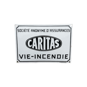 Emaille Bord Caritas