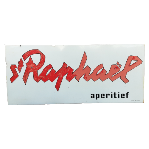 Emaille Bord St Raphaël Aperitief, 1963