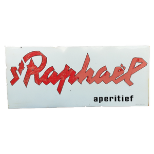 Emaille Bord St Raphaël Aperitief, 1963