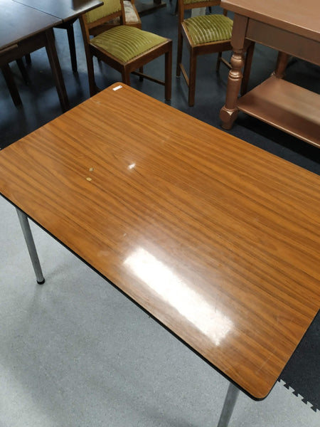 Formica Tafel Jaren 60 Houtprint - RELIVING