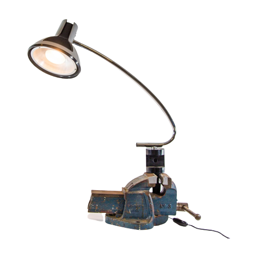 Fase Madrid | Model 620 | Industrial Clamp Lamp | Postmodern Design | Vintage 70'S