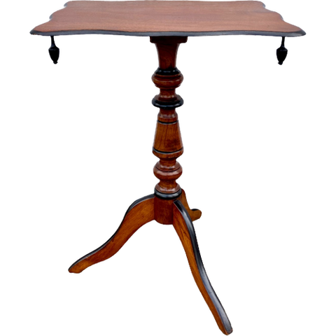 Hollands Antiek Mahonie Bijzettafel, Wijntafel, 73 Cm Hoog