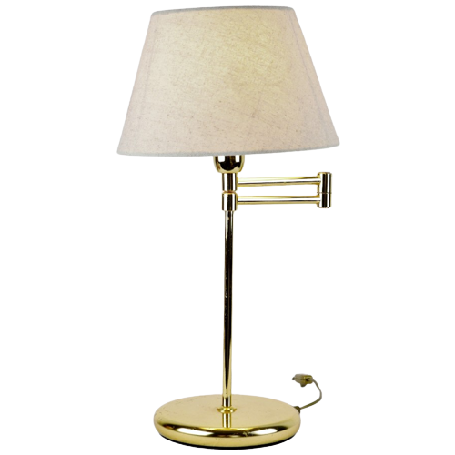 Hollywood Regency Zwenk Lamp Scharnierende Tafellamp 44Cm