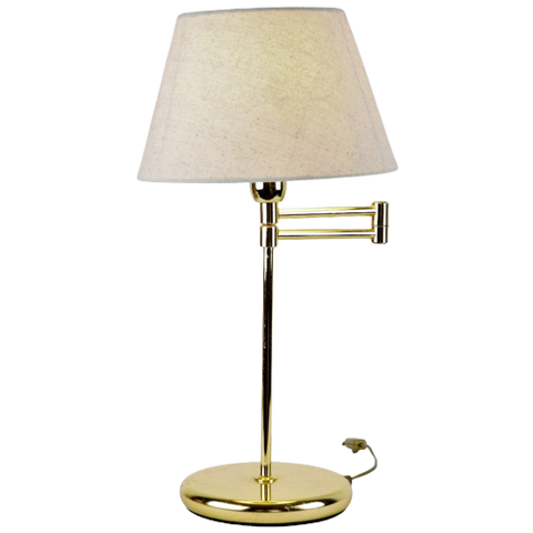 Hollywood Regency Zwenk Lamp Scharnierende Tafellamp 44Cm