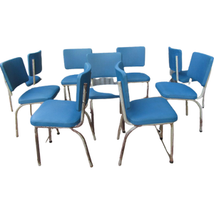 Industriele Tubax Stoelen, Set Van 9 Prijs/Set