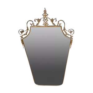 Italian Brass Mirror