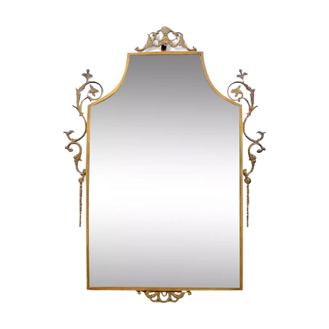 Italian Brass Mirror