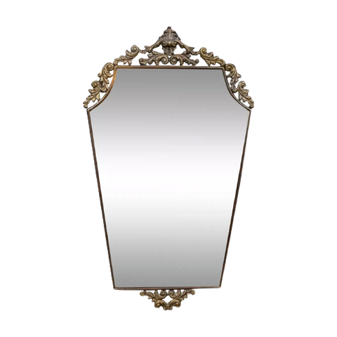 Italian Brass Mirror