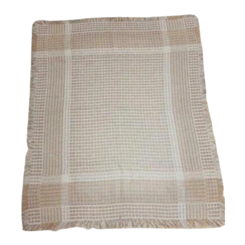 Kleed Foulard Tafelkleed Camel Bruin Beige 141/118