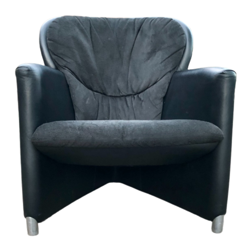 Luxe Leolux Excalibur Fauteuil Te Koop Zwart Leer