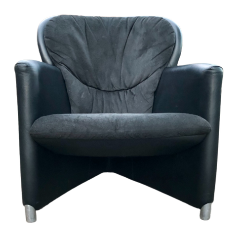 Luxe Leolux Excalibur Fauteuil Te Koop Zwart Leer