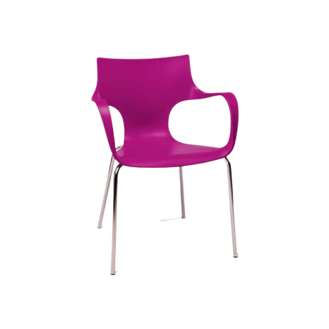 Magenta/Pink/Roze Design Kuipstoel