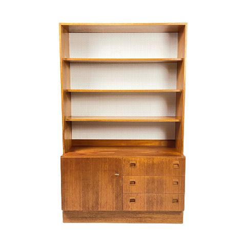 Mid-Century Bookcase Cabinet