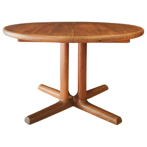 Mid Century Deense Uitschuifbare Eettafel | Vintage Cv