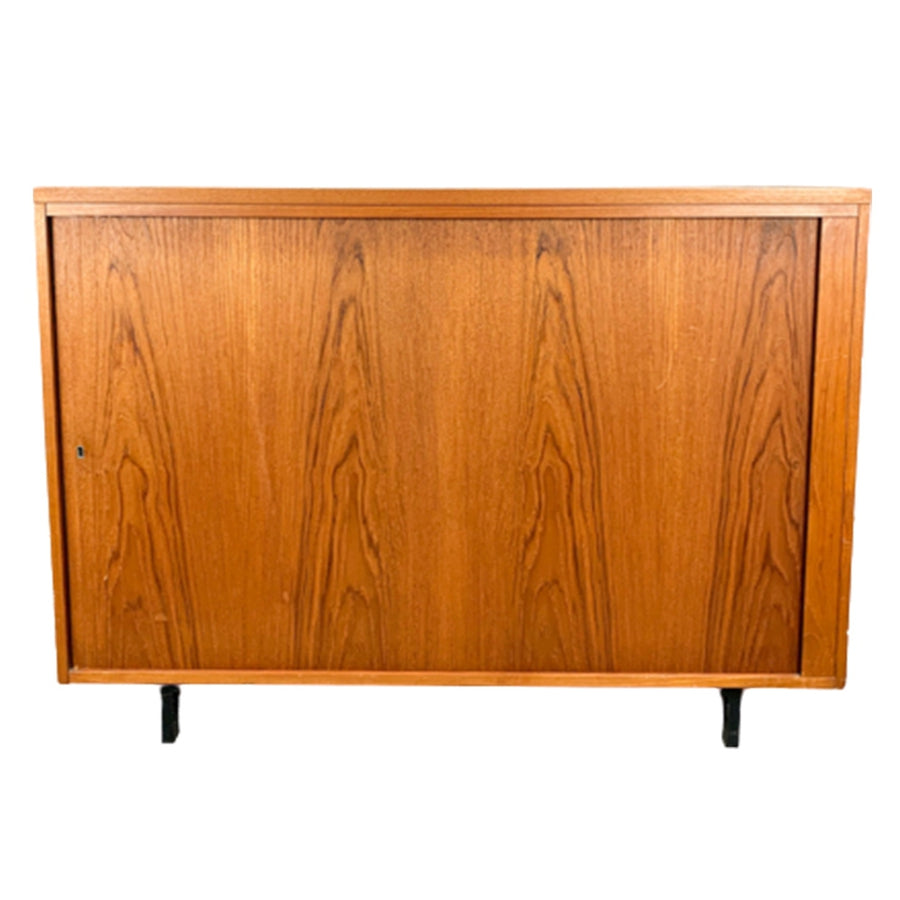 Mid-Century Kast Met Schuifdeur