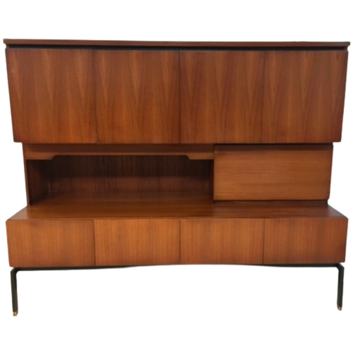 Mid-Century Teak Highboard