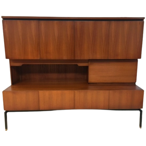 Mid-Century Teak Highboard