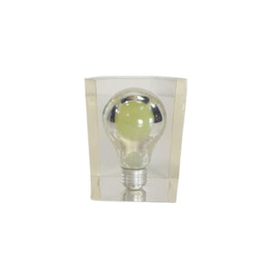 Pop Art Lucite Light Bulb Lamp