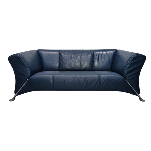 Rolf Benz 322 Lederen Sofa Set