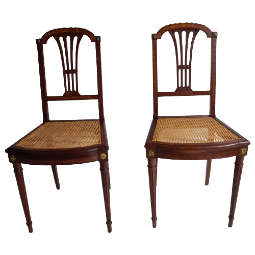 Set Van 2 Franse Louis Xvi Stoelen Prijs/Set