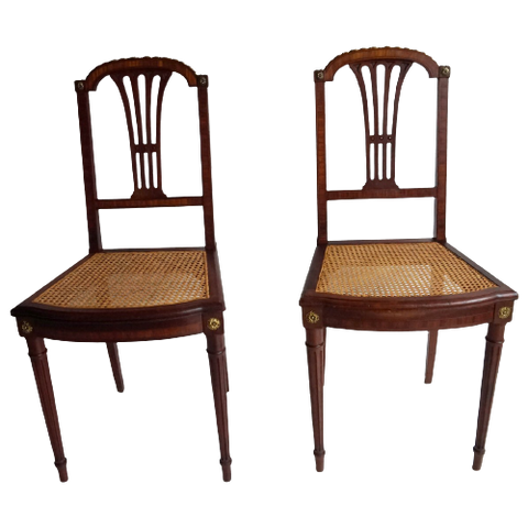 Set Van 2 Franse Louis Xvi Stoelen Prijs/Set