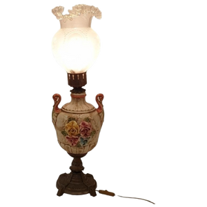 Tafellamp Elektrische Olielamp Met Bloemen