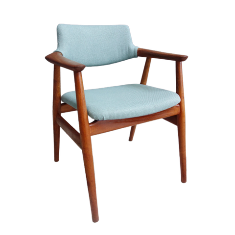 Teak Desk Chair By Svend Åge Eriksen For Glostup Model Gm11 Denmark