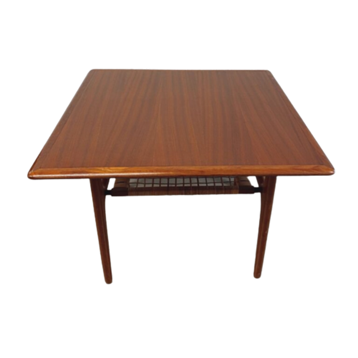 Vierkant Teak Houten Deens Salontafel